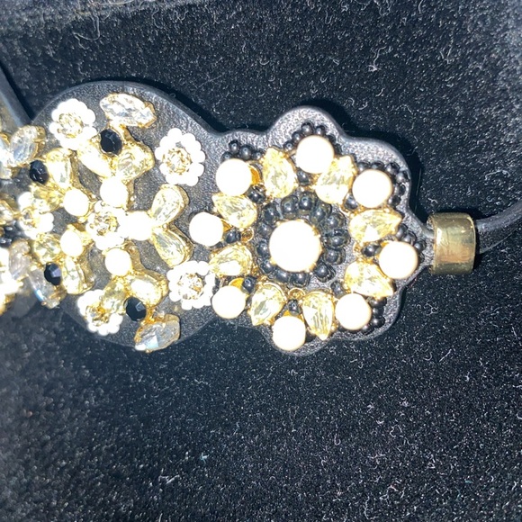 kate spade Belt: desert garden gemstone & leather headband choker or belt NWT - Picture 10 of 13